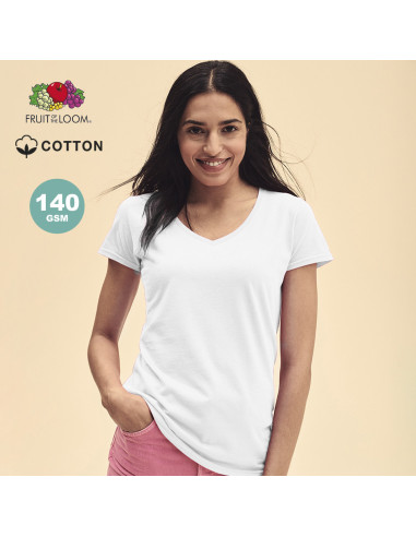 Camiseta Mujer Blanca Iconic V-N