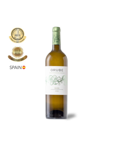 Botella Vino Blanco Orube