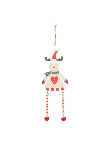 Colgante/Regalo, árbol de navidad WOODEN RUDOLPH