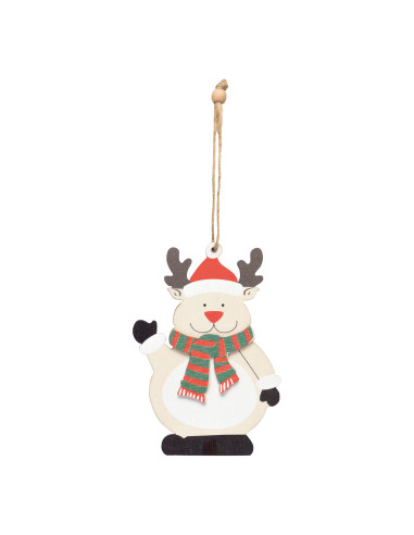 Colgante/Regalo, árbol de navidad WOODEN ELK