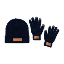 Set de Gorro y Guantes en Acrílico Elástico Prasan